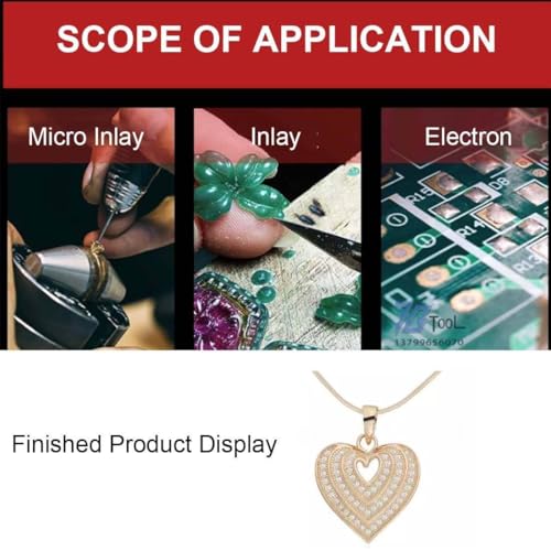 Outils de bijoux pour sertissage de diamants avec microscope ajustable 7x-45x
