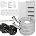 Produktbild Elektroinstallations-Paket, Kleinverteiler UP 3-reihig, Kabel 200m NYM-J 3x1,5 mm², 100m NYM-J 5x1,5 mm², 50x UP-Klemm-Schalterdosen, FI, 12x Sicherungsautomaten B16A, Stromstoßschalter, Verdrahtungsmaterial
