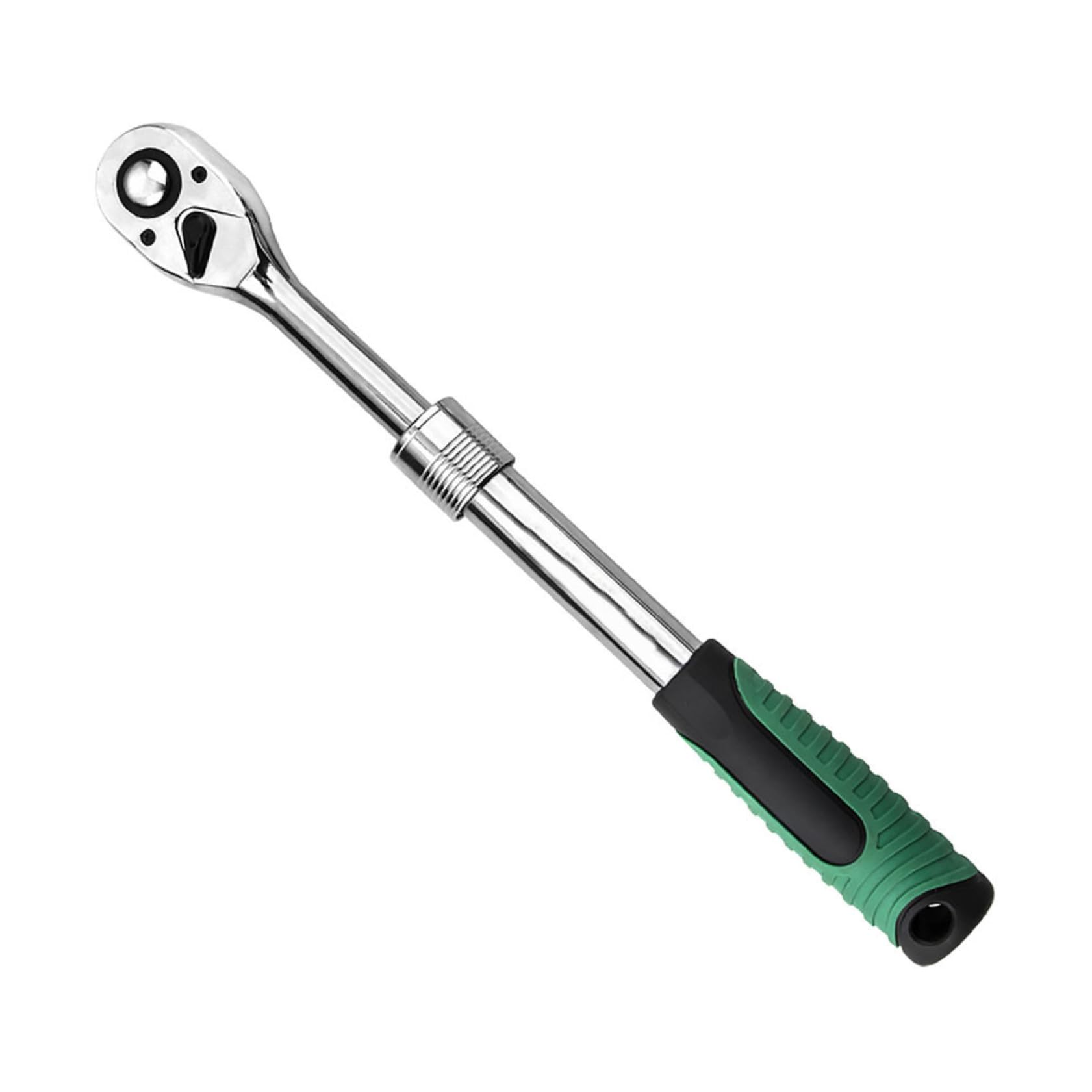 WOONEKY Acier Clé à Cliquet à 72 Dents Vert, Extensible