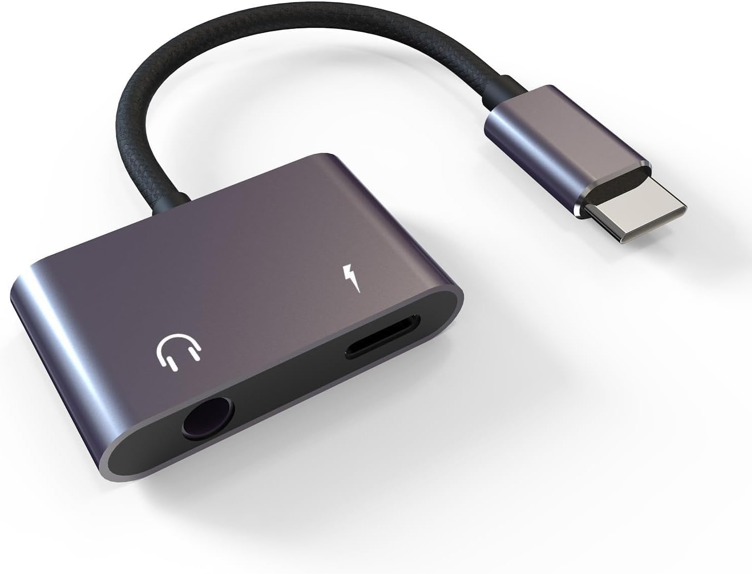 イヤホンジャック 変換 タイプc 【2026 新版】2in1USB C to 3.5 mmイヤホンジャック 変換アダプタ 充電しながら音楽を再生する 60W急速充電 同時 通話 リモコン 音楽 DAC搭載 HiFi音質 48bit/96KHz iPhone15/16/17シリーズ/iPad Pro/Android/Type Cに対応する