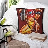 Tamaño: 45 x 45 cm. 1 grupo de 2 fundas de almohada, tamaño uniforme (solo funda, relleno no incluido).
