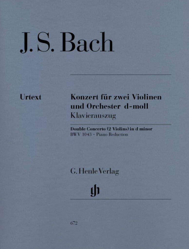 Concerto for 2 Violins and Orchestra in D Minor BWV 1043 (Multilingual Edition)      Paperback – November 1, 2006