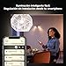 Philips Hue White bombilla LED inteligente E27, luz blanca cálida, compatible con...
