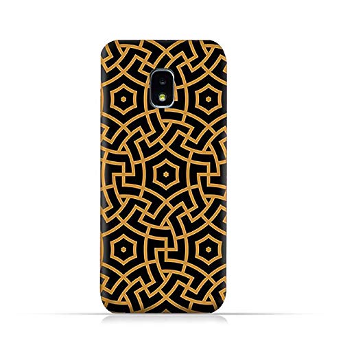 AMCDesign Samsung Galaxy J3 2018 TPU Silicone Protective case with Morocco Traditional Arabic Pattern