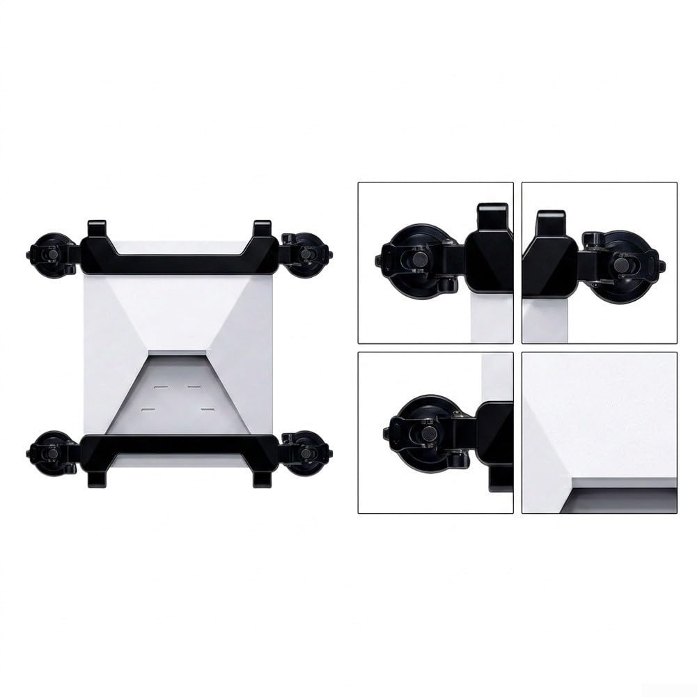 Besttoolifes Base para starlink para Mini 4 Ventosas para Viajes RV Barco