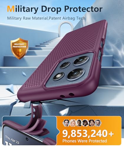 Image of FNTCASE for Moto G 2026 /2025 Case: Moto G Play 2026 /Moto G Power 2025 Case Dual Layer Military Protective Heavy Duty Cell Phone Cover with Screen Protector Shockproof Rugged Non Slip Textured