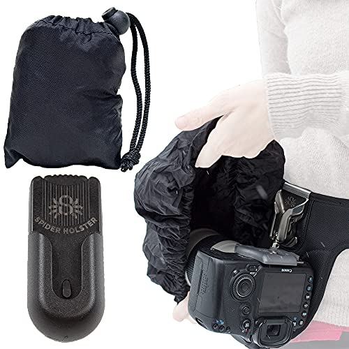 Spider Holster - Spidermonkey Large Rain Cover - Self Locking Belt Accessory Clip With Self-Contained Waterproof Cover To Protect Your Gear From The Elements! #TOP7