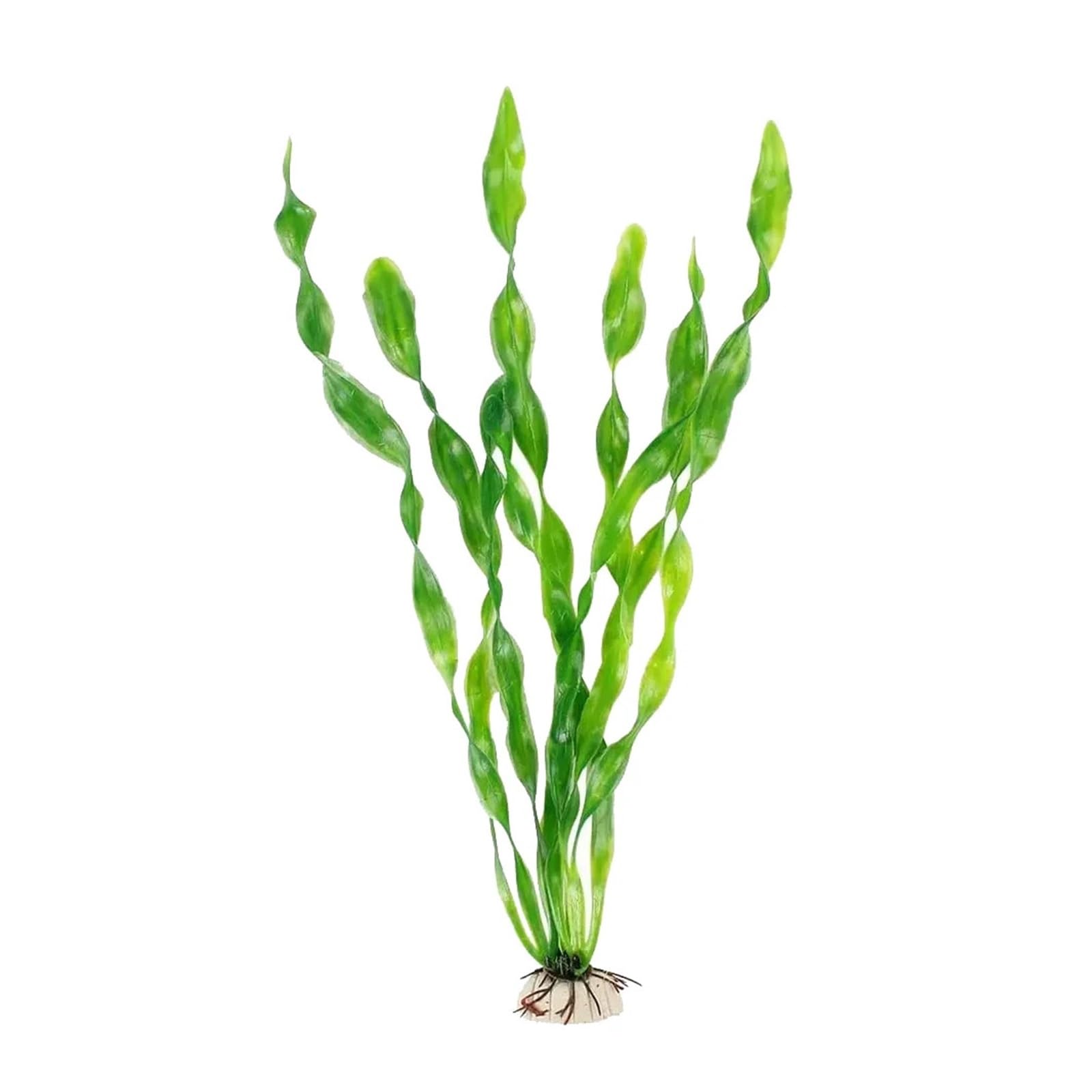 Aquarium Pflanzen 10 STÜCKE Fischaquariumpflanzen Algenwasserpflanzen for Aquarium 12-35 cm Kunststoff Pflanze Dekoration(Purple,35CM)