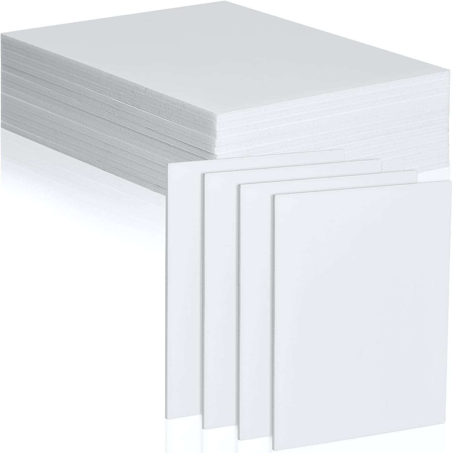 16 Pack Foam Boards 11.7"x16.5", Dveda 0.2" Thick White Foam Core Backing Board, Polystyrene Foam Sheet for Presentations, School, Office Artwork Display, Mounting Photographs : Office Products