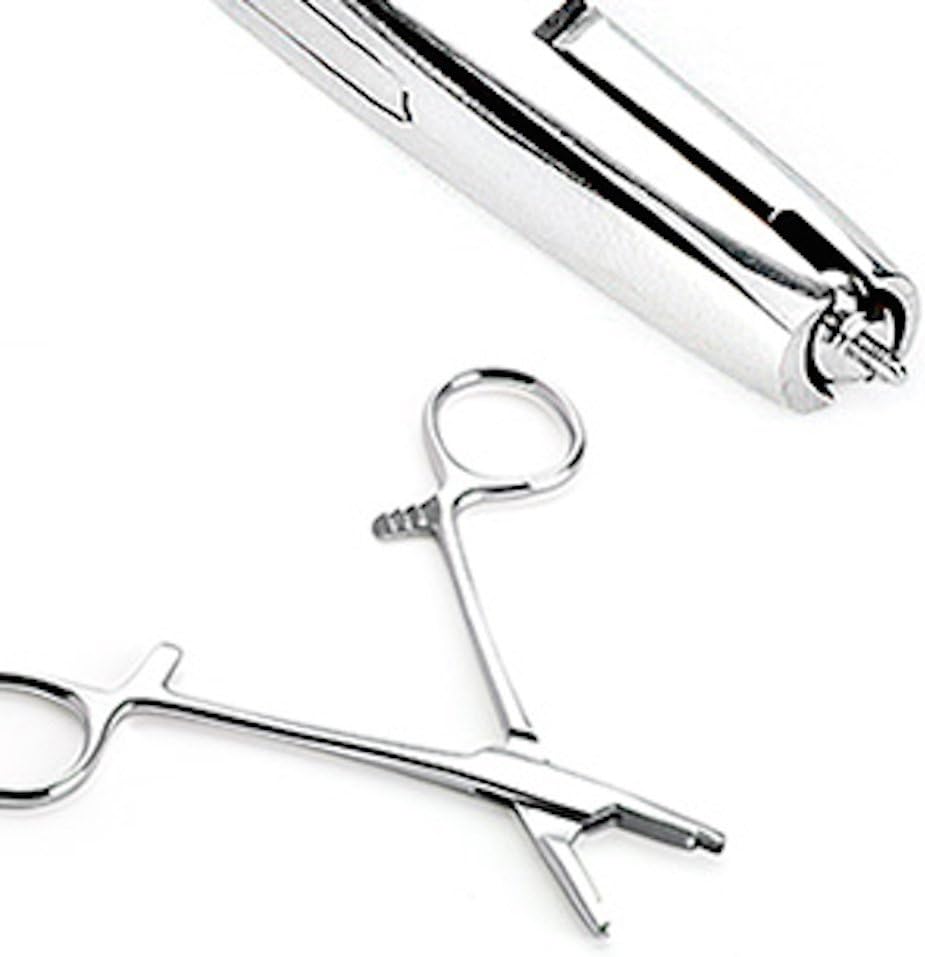 Covet Jewelry Dermal Anchor Tube Hemostat Forceps for Dermal Tops