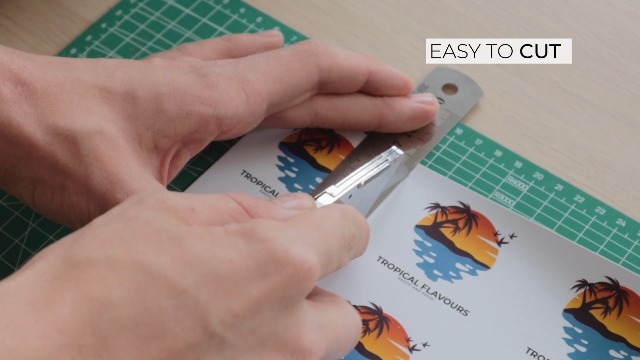Removable Matt White Peel & Stick A4 Labels - For Inkjet/Laser Printers