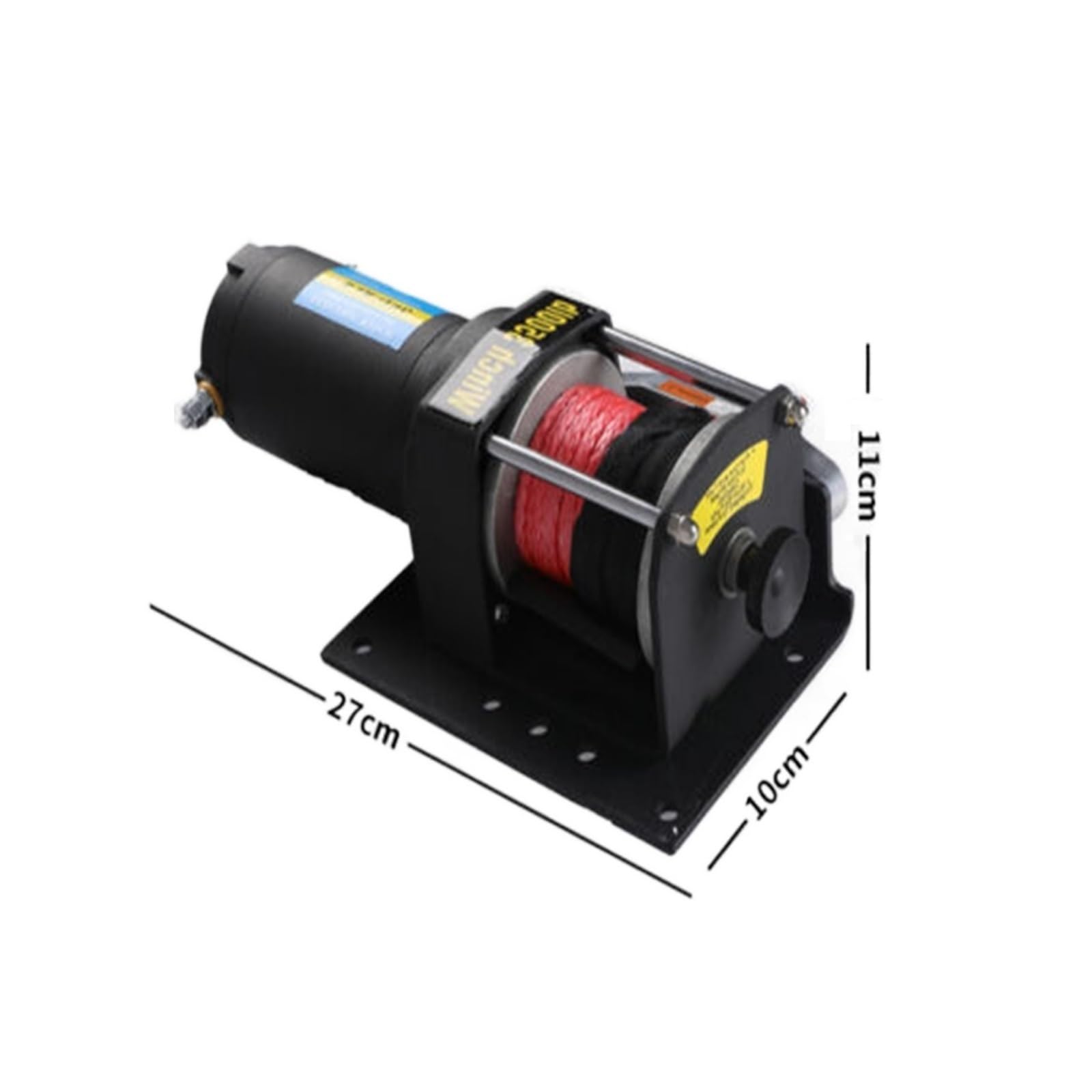 Control Remoto Inalámbrico De La Cuerda Sintética Recuperación Del Coche Cabrestante Eléctrico 4WD 3500LB 12V