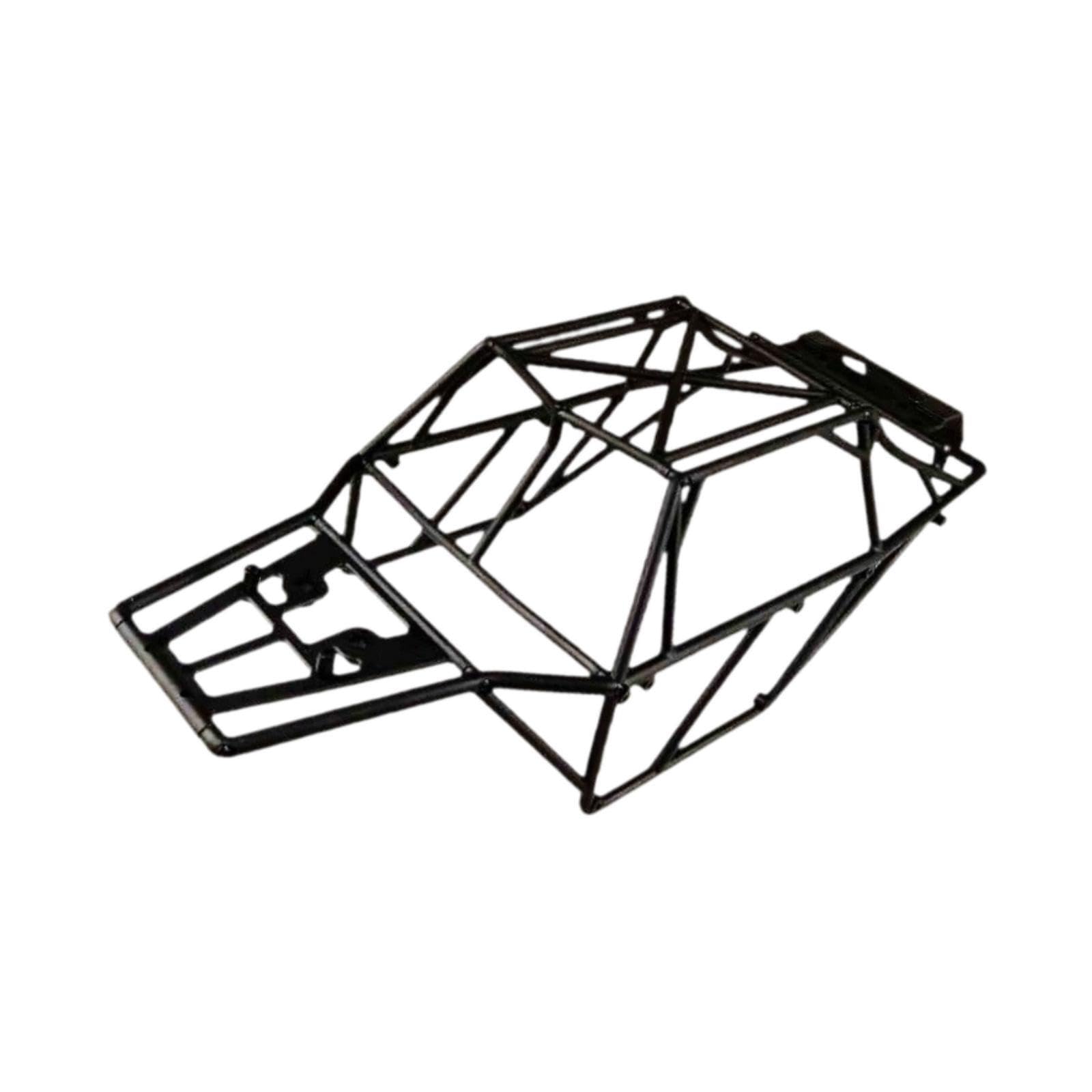 BEALIFE Châssis de voiture RC facile à installer avec arceau de sécurité et carrosserie robustes. Accessoires pour véhicules RC, châssis avec arceau sécurité pour crawler 1/10.