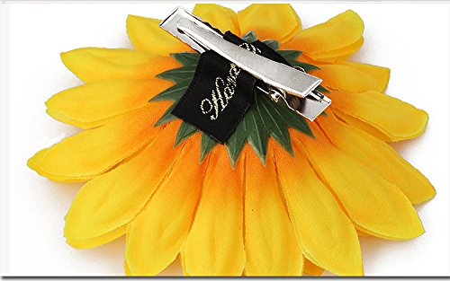 Pinzas para el cabello en forma de girasol, set de 2 piezas miniatura 2