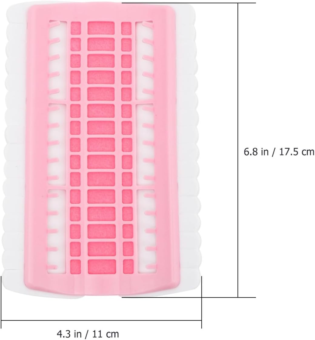 NUOBESTY Cross Stitch Thread Organizer Lightweight Mini Thread Arranger Plastic with 30 Holes for Embroidery Floss Storage for Home Craft Projects