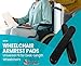 Wheelchair ARMPADS (Armrest) for Wheelchairs, Hard Plastic Cover. NO Foam Padding (14