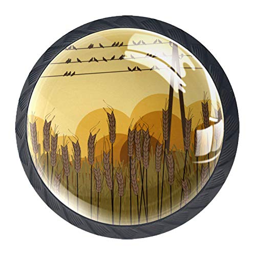 Boutons de meuble oiseaux en automne pour sublimer la décoration d'une commode de salon - 3