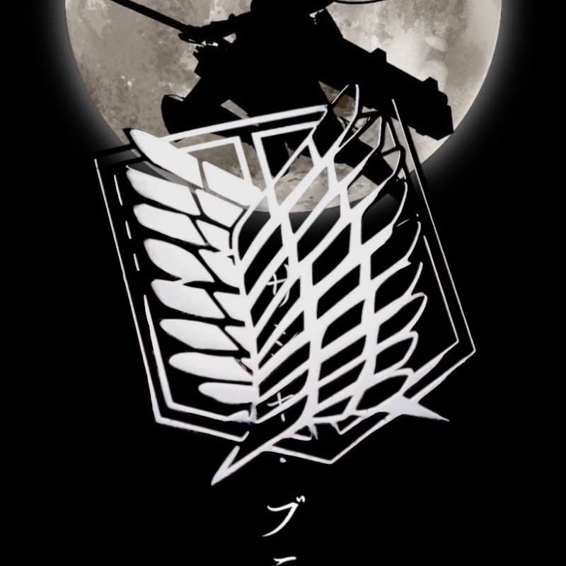 Image of Anime Metal Sticker Anime Emblem Anime Metal Sticker for car and Laptop for Phone (Wings of Freedom)