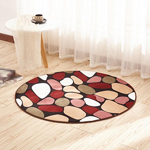 DYI Door mat, rattan chair cushions mat, round carpet, living room bedroom carpet,