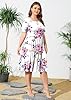 POSESHE Womens Plus Size Dresses Summer Short Slee... #3