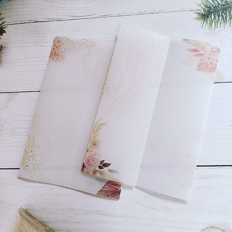 Zaproszenie na ślub Welinowe kurtki, 50 sztuk/partia wiśniowe zaproszenia ślubne okładka karty DIY SemiQuinceanera zaproś kurtkę(Flower 03)