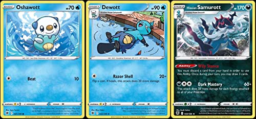 Hisuian Samurott 100/189 - Astral Radiance - Rare Pokemon Evolution ...