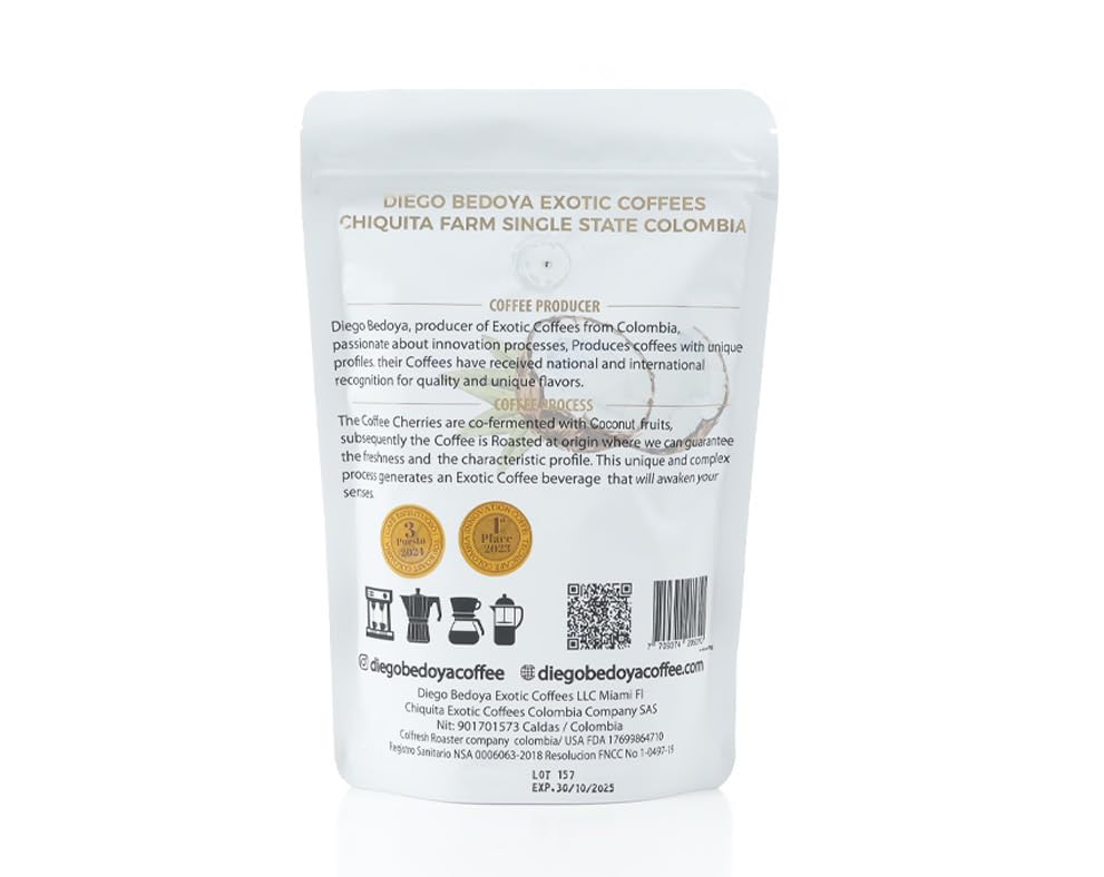 Café Exótico en Grano Coffarmers 250 g miniatura 2