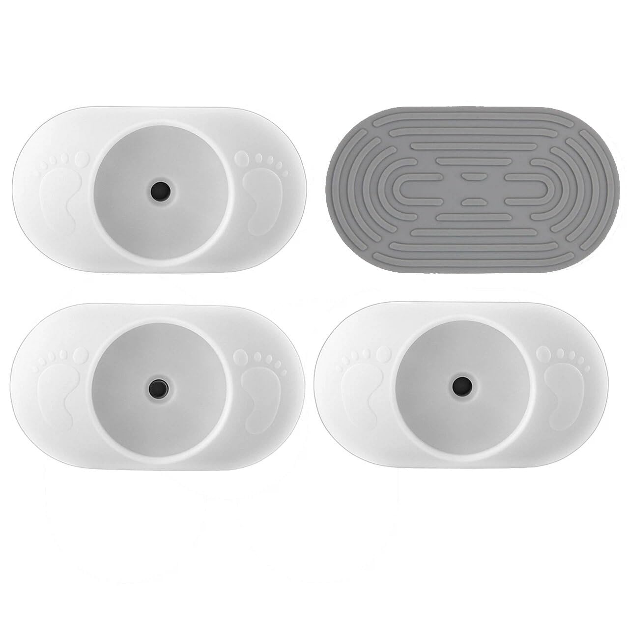 4 Stück Babygitter-Wandschutz, schützt Wände und Türen für Haustier- und Hundegitter, Druckmontage auf Treppenschutz, keine Schraube erforderlich