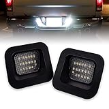 runmade Compatible with Dodge Ram 2003-2018 1500 2500 3500 Pickup Truck License Plate rear Bumper Wh