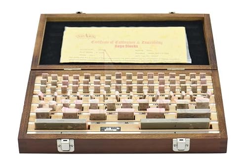 Shars Grade AS-1 Rectangular Gage Block Set with NIST traceable Certificate 81 Pieces 303-5309C L
