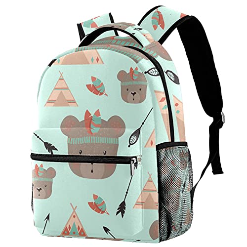 Sac à dos décontracté pour femme bleu à motif vague original pour le quotidien