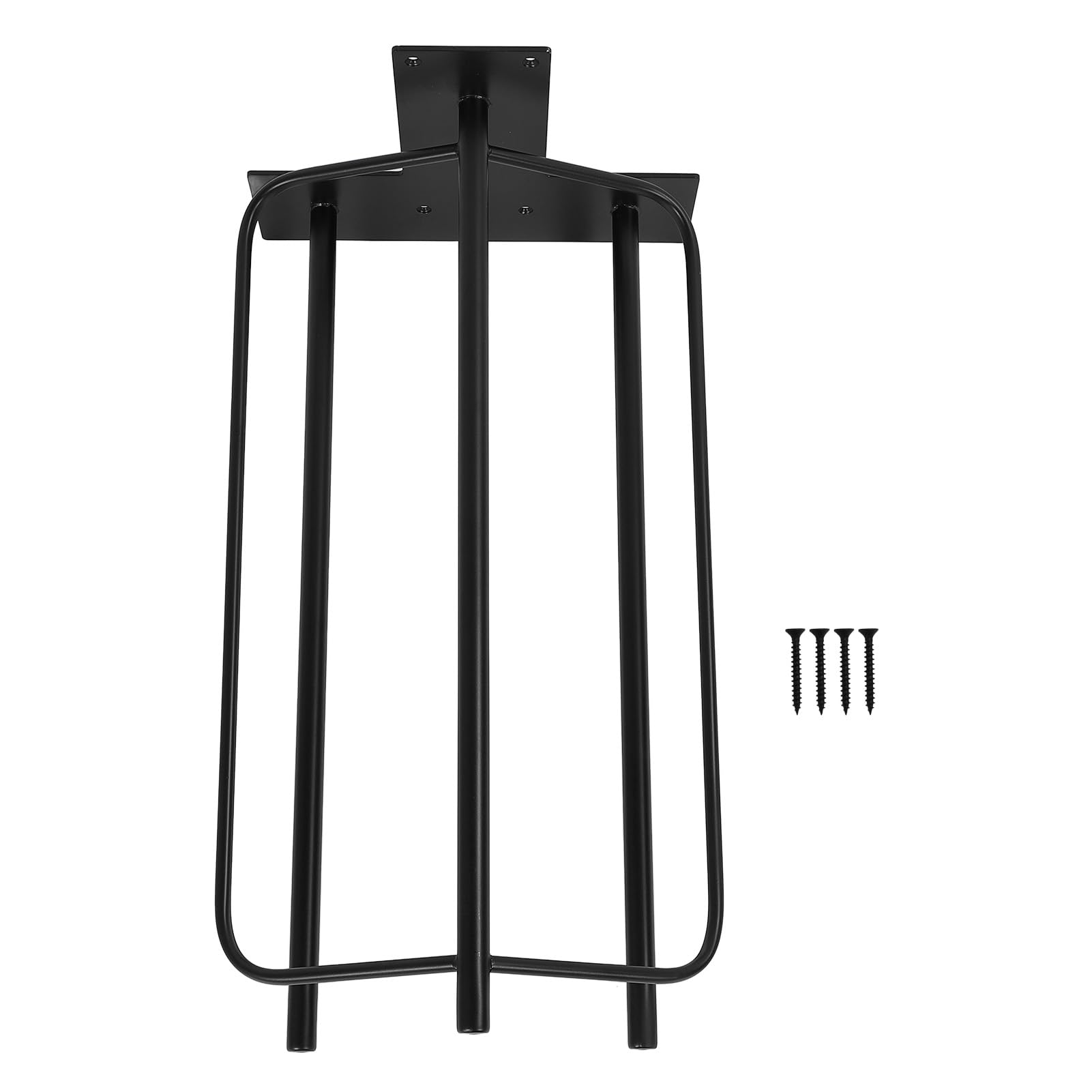CHICIRIS Soporte de Pared para Silla de Montar, Diseño Resistente de Doble Barra para Almacenamiento de Tachuelas en Establos y Garajes, Hierro, 23.6 X 12.6 X 10.2 Pulgadas, 1 Unidad