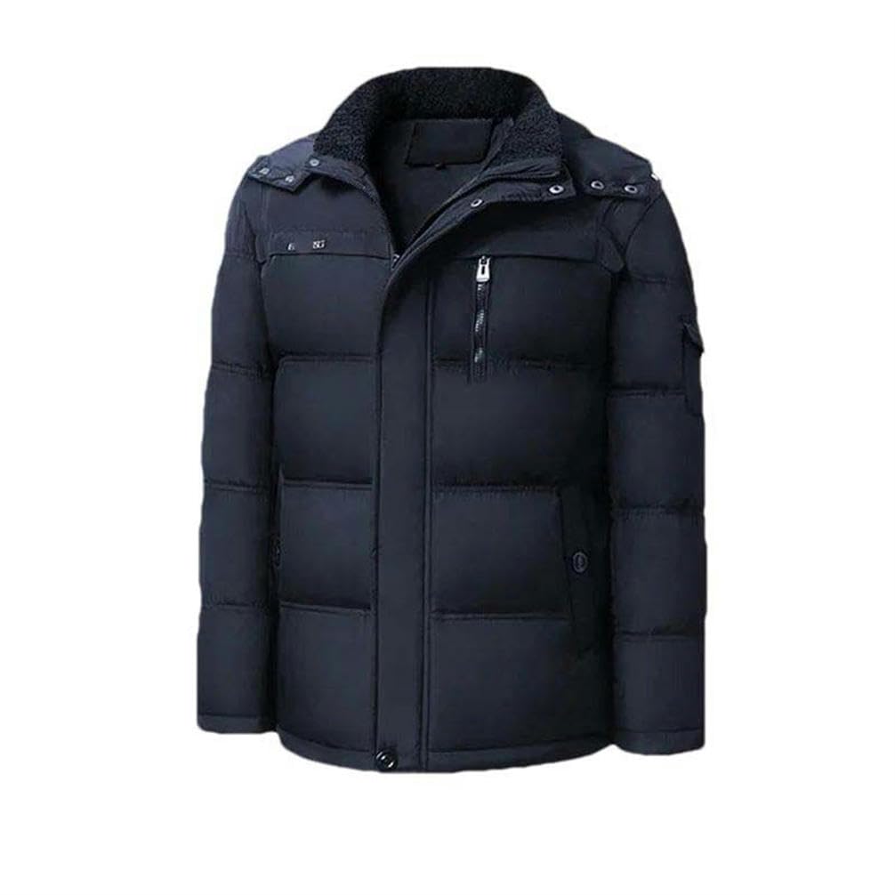 Chaqueta de invierno para hombre informal holgada ideal para ciudad 5
