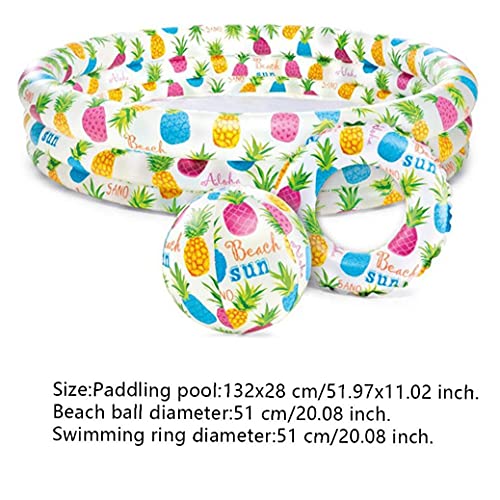 FINFFON Aufblasbarer Swimmingpool Tragbare Pool Baby Pool Inflatables Kit for Erwachsene Pool Party kangjia – Bild 4