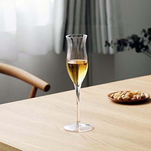 Set de 6 copas de brandy de cristal lead free 105 ml miniatura 4
