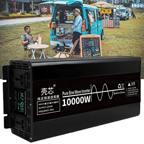Convertitore di Potenza per Veicoli Da 4500W 7000W 10000W Convertitore di Potenza per Veicoli da 12V 24V 48V a 110V 220V, Apparecchiature Elettriche per Lavoro All'aperto o Campeggio,4500W-48V
