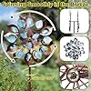 Lariander Wind Spinners Outdoor for Yard and Garden, Metal Large Wind Spinner, Sculptures 84 Inch, Garden Spinner Windmills Decor