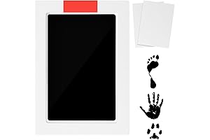 Paw Print Press Ornament: Inkless Hand and Footprint Kit for Babies and Pets
