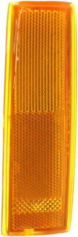For 1982-1993 Chevy S10 Pair Driver and Passenger Side Turn Signal/Side Marker Light Lens and Housing Only GM2551108 GM2550116 - Replaces 929918 929917 ;