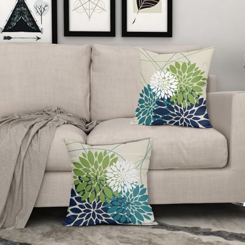 Blue-Green-Teal-Pillow-Covers-18×18-White-Dahlia-Flower-Elegant-Colored-Decorative-Throw-Pillows-Farmhouse-Outdoor-Decor-for-Home-Sofa-Bed-Couch-Modern-Floral-Square-Cushion-Cases-Set-of-2 Blue Green Teal Pillow Covers 18×18 White Dahlia Flower Elegant Colored Decorative Throw Pillows Farmhouse Outdoor Decor for Home Sofa Bed Couch Modern Floral Square Cushion Cases Set of 2