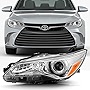 ACANII - For 2015-2017 Toyota Camry LE/XLE Halogen Model Replacement Headlight Headlamp - Driver Side Only