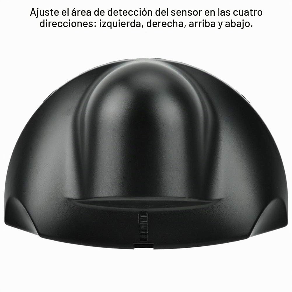 Sensor de microondas para Puerta automática de 12-24 V y 24,125 GHz, Adecuado para Varios Sistemas de Puertas automáticas, detección precisa, Fabricado en Material ABS Negro, Varios Lugares públicos.