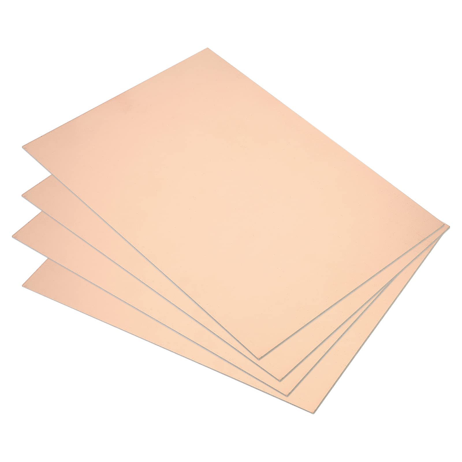 PATIKIL FR4 Laminato Rivestito in Rame a Lato Singolo PCB, 4 Pezzi 200 x 150 x 1,2mm Circuito Prototipo Universale Placcato in Rame