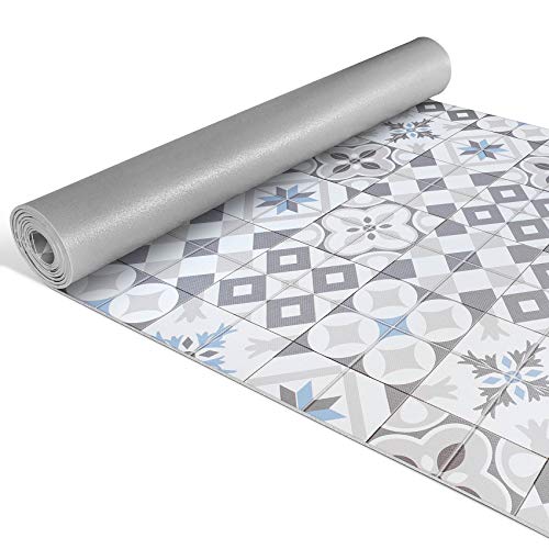 ANRO - Alfombra de Pasillo para Cocina (PVC, Antideslizante), Flieseno