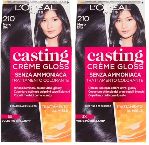 Casting Creme Gloss N.210 Nero Blu (Paquete de 2)