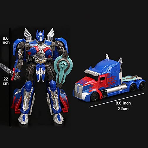 Lhhh Transformer Toys Last Knight Leader Class Optimus Prime Ko Action Figure Toys 8.6 Inch #TOP4