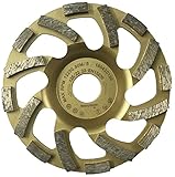 125mm Schleifteller mit Bohrung 22,23mm, Segmenthöhe 5mm, Bauhöhe 23mm passend für Winkelschleifer, Betonschleifer, Betonfräsen, Wandschleifsyteme und Bodenschleifer der Marken Bosch, Makita, Festool, Flex, Metabo, Würth, Einhell, Hitachi, Milwaukee, DeWalt und weitere mit M14 Gewindespindel