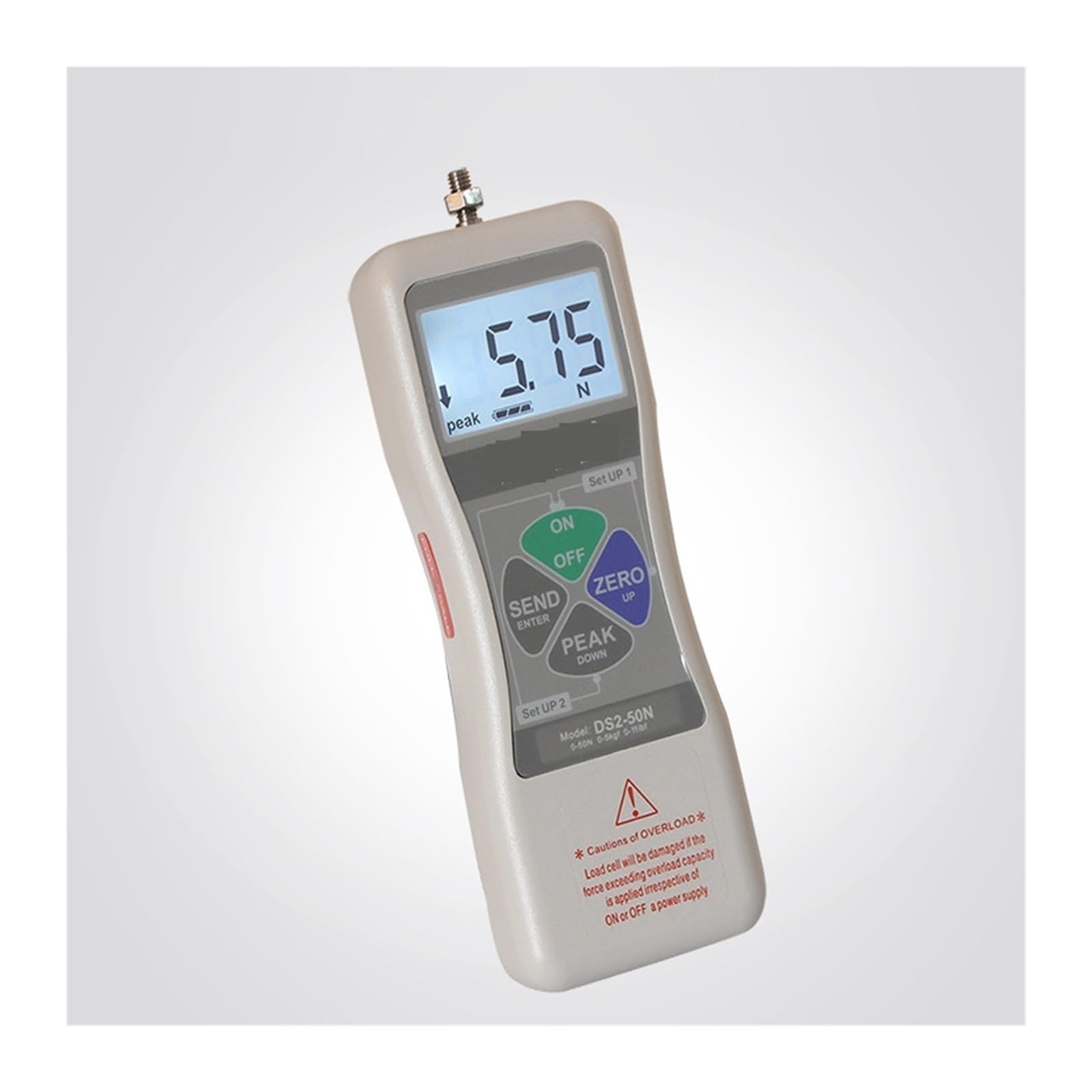Dynamometr, Precyzyjny cyfrowy miernik siły nacisku DS2-500N 1000N Push 20N 2KGS Tester siły uciągu Mały czujnik dynamometru,Cyfrowy miernik siły(DS2-5N)