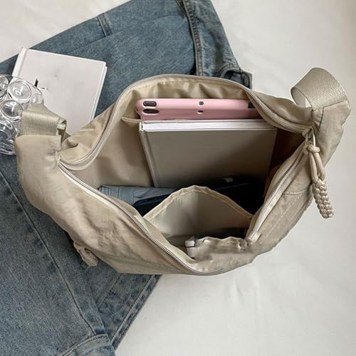 Limorence Women's Fashion Plain Color Nylon Crossbody Bag, Limorence Nylon Crossbody Bag For Women4