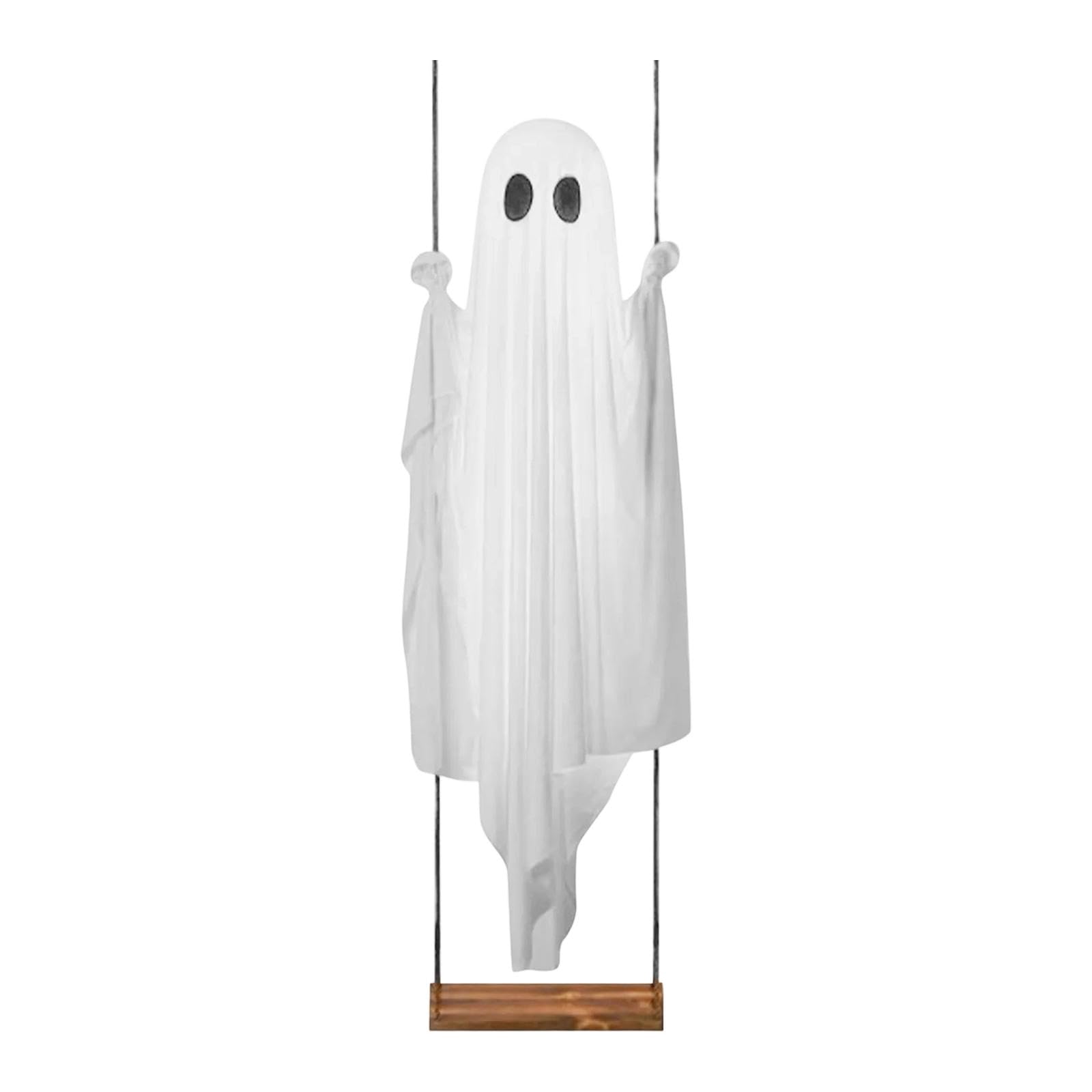Balançoire d'Halloween pour arbre et porche avec 8 effets d'éclairage LED